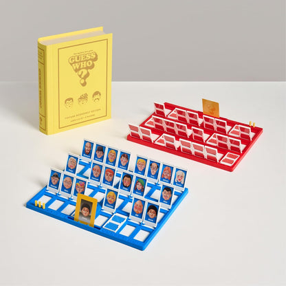 Winning Solutions Guess Who? Vintage Bookshelf Edition, Classic Mystery Face Game, Ages 6+, 2 Players