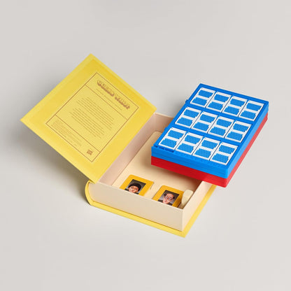 Winning Solutions Guess Who? Vintage Bookshelf Edition, Classic Mystery Face Game, Ages 6+, 2 Players