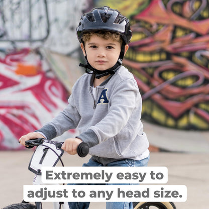 Puky Helm, kinderfietshelm 48-55 cm, lichtgewicht 220 g, maximale bescherming en ventilatie, 360° zichtbaarheid door lichtmodule, ideaal voor veiligheid en comfort op de fiets