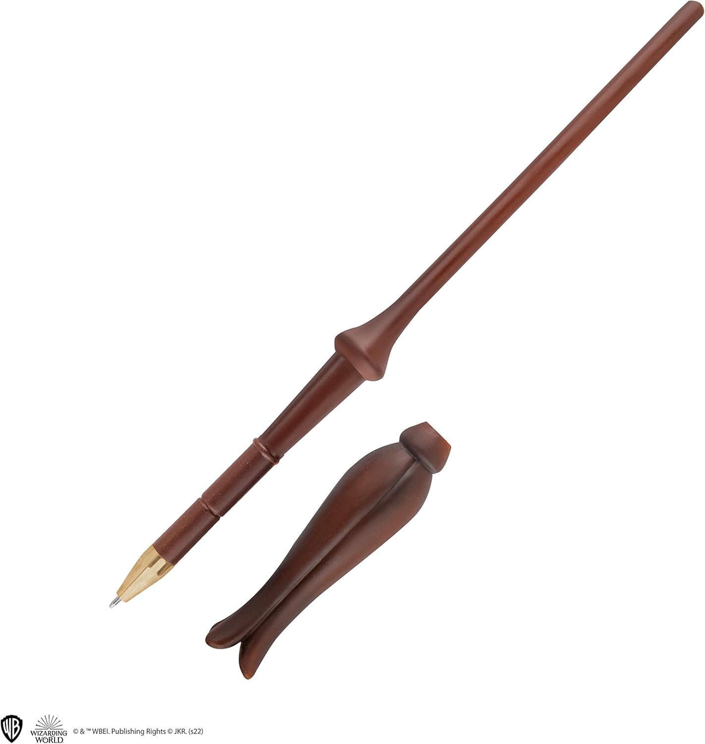 Cinereplicas Harry Potter toverstaf maan, Lovegood pen met houder en lenticulaire bladwijzer - officiële licentie