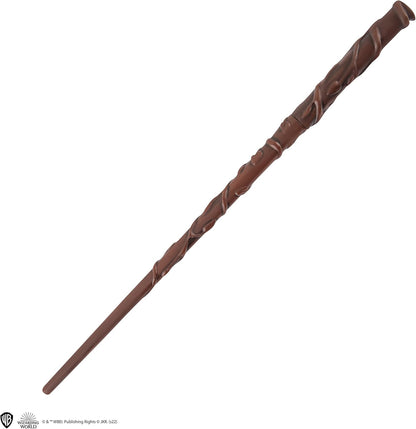 Cinereplicas Harry Potter - Hermine Granger Zauberstab Stift mit Ständer & Lenticular Lesezeichen - Offizielle Lizenz