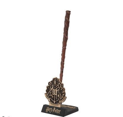 Cinereplicas Harry Potter - Hermine Granger Zauberstab Stift mit Ständer & Lenticular Lesezeichen - Offizielle Lizenz