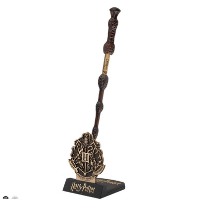 Cinereplicas Harry Potter Albus Dumbledore toverstaf pen met houder en lenticulaire bladwijzer - officiële licentie