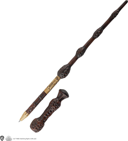 Cinereplicas Harry Potter Albus Dumbledore toverstaf pen met houder en lenticulaire bladwijzer - officiële licentie