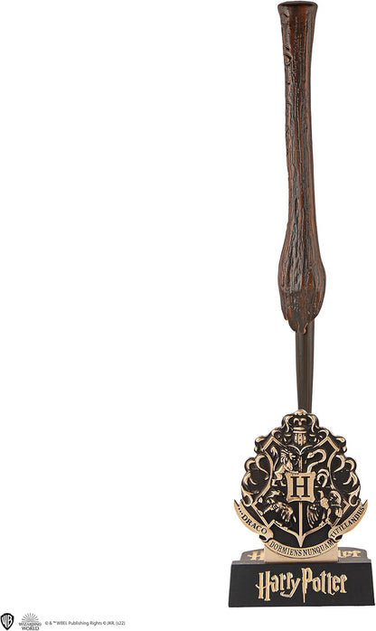 Cinereplicas Harry Potter - Zauberstab Stift mit Ständer & Lenticular Lesezeichen - Offizielle Lizenz (Bellatrix Lestrange