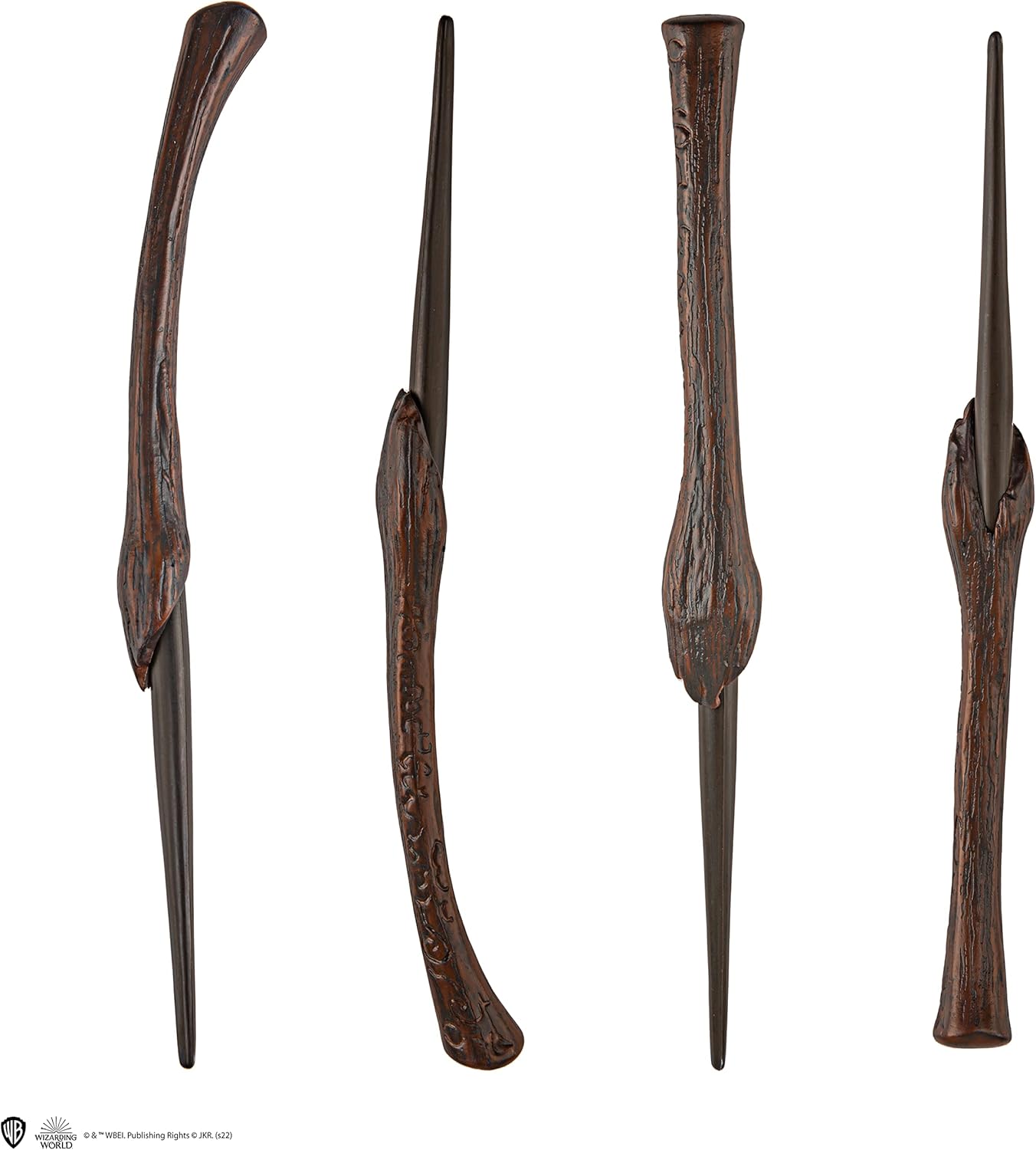 Cinereplicas Harry Potter - Zauberstab Stift mit Ständer & Lenticular Lesezeichen - Offizielle Lizenz (Bellatrix Lestrange