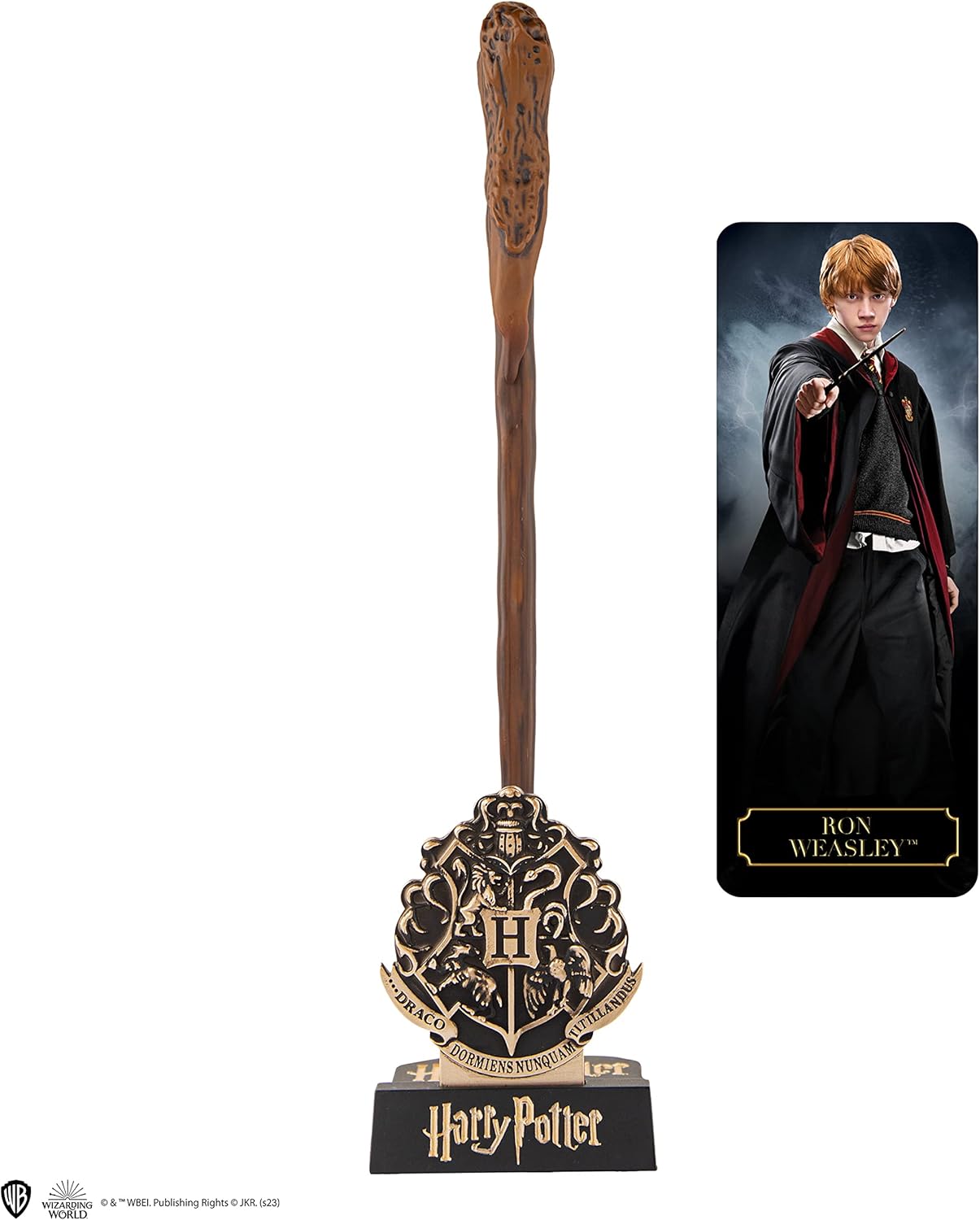 Harry Potter - Ron Weasley Wand Pen & Holder & Lenticular Bookmark
