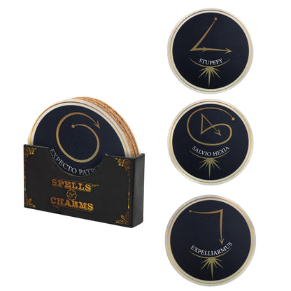 Harry Potter - Set of 4 coasters - Spells
