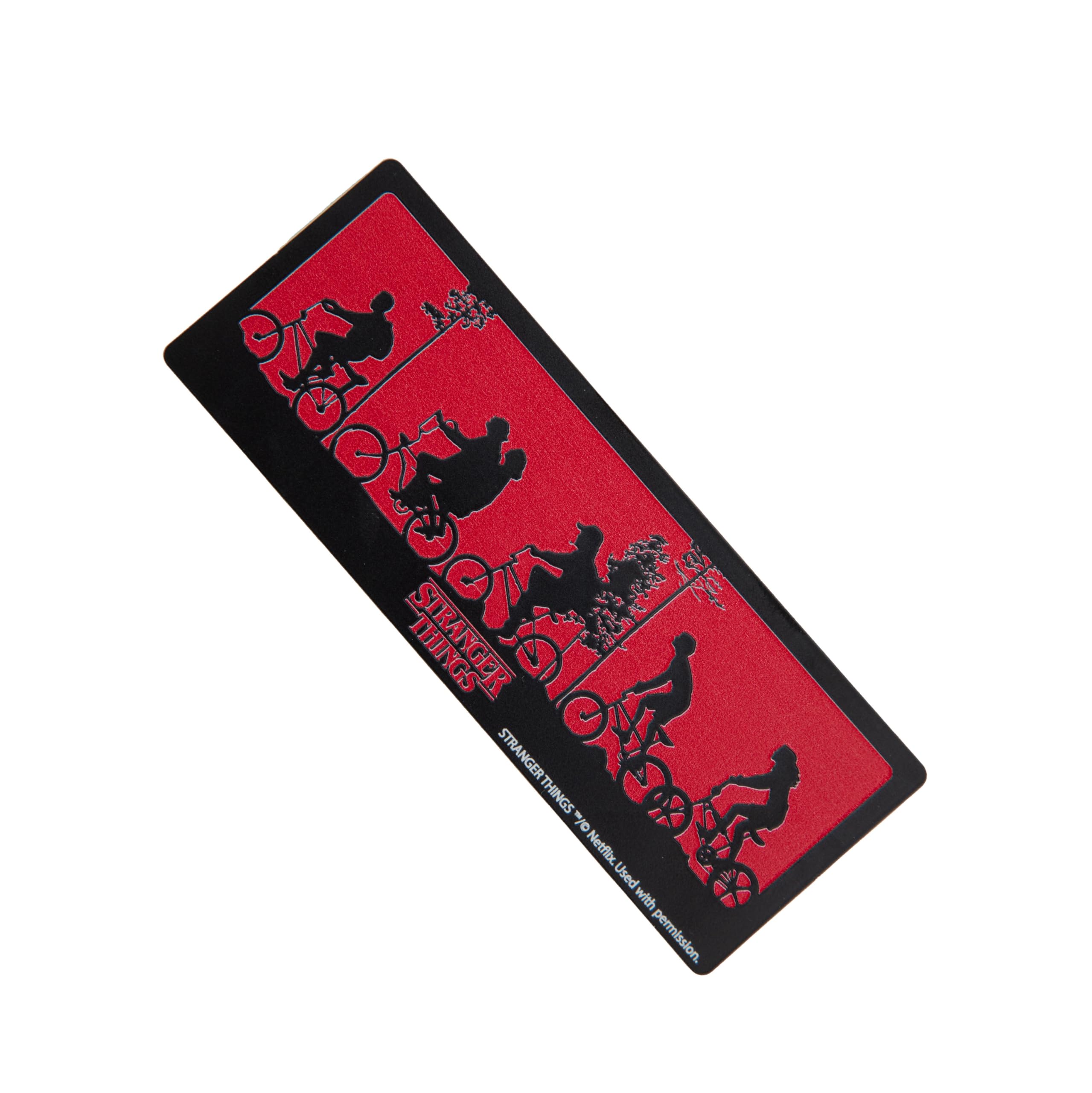 Cinereplicas Stranger Things - Marque-page Silhouette en métal - 12 x 4,5 cm - Licence officielle