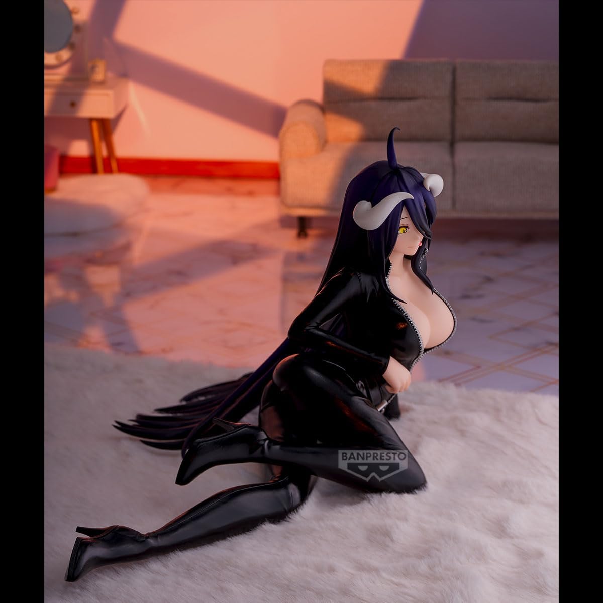 Banpresto Albedo Overlord If Actiefiguur, 18 cm, meerkleurig, BP29176P, ideaal voor anime-fans