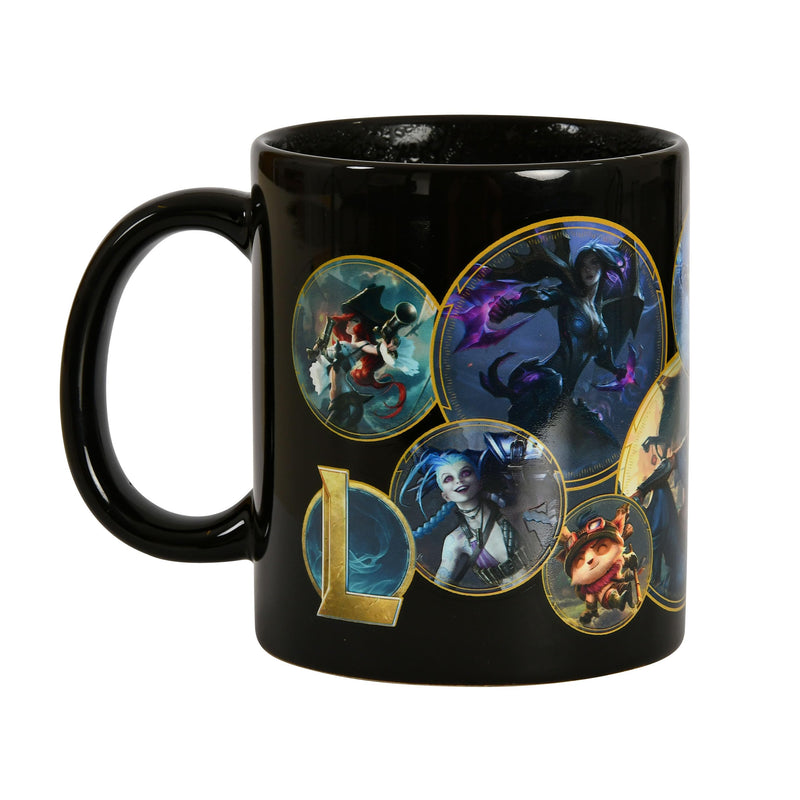 Pyramid International League of Legends Tazza in ceramica che cambia il calore, design audace per uso quotidiano o collezionisti, 315 ml, taglia unica