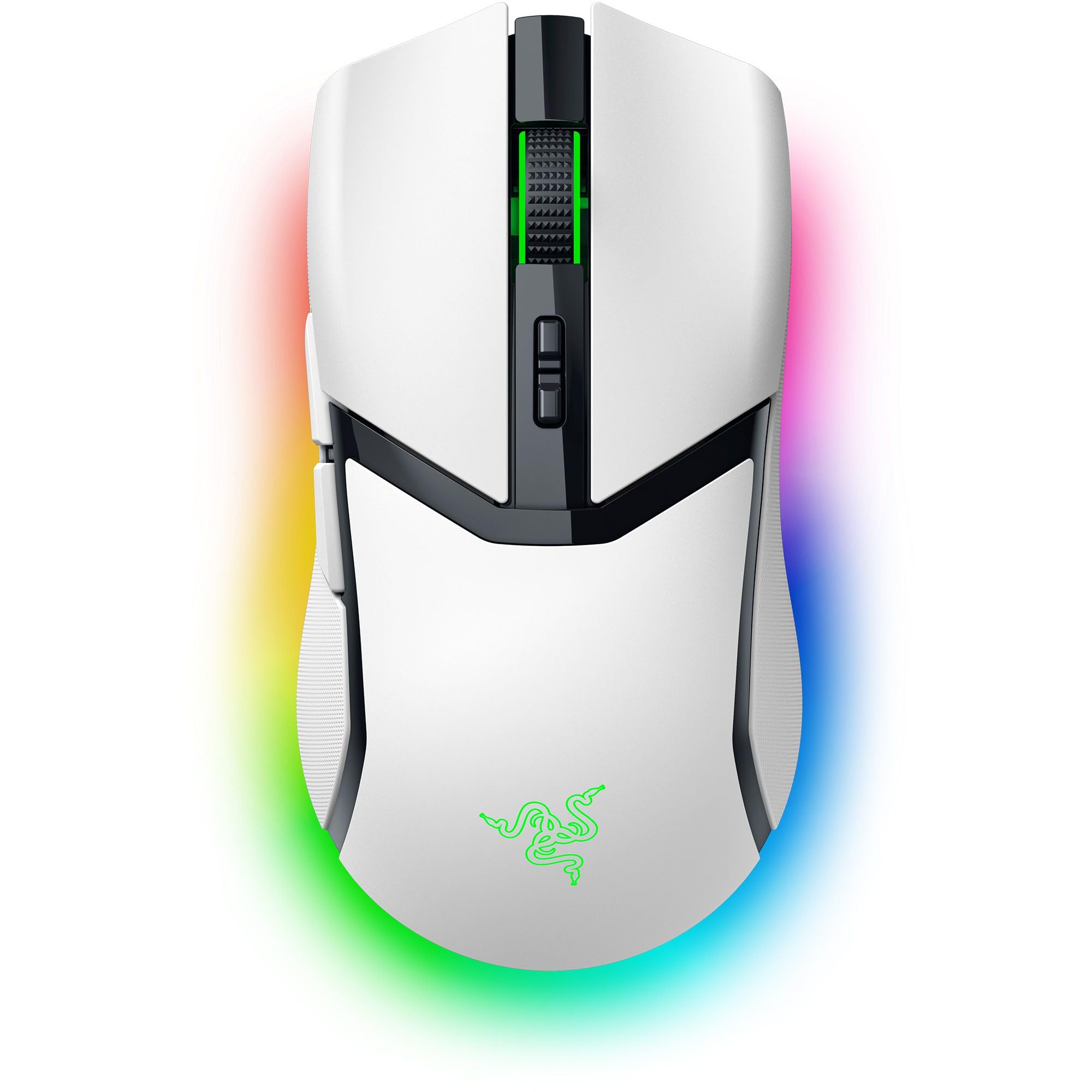 Razer Cobra Pro - draadloze gamingmuis met RGB - Optical Focus Pro Sensor met 30K DPI (10 aanpasbare knoppen, HyperSpeed Polling 8K Hz, Bluetooth, verlichting met 11 zones) Wit