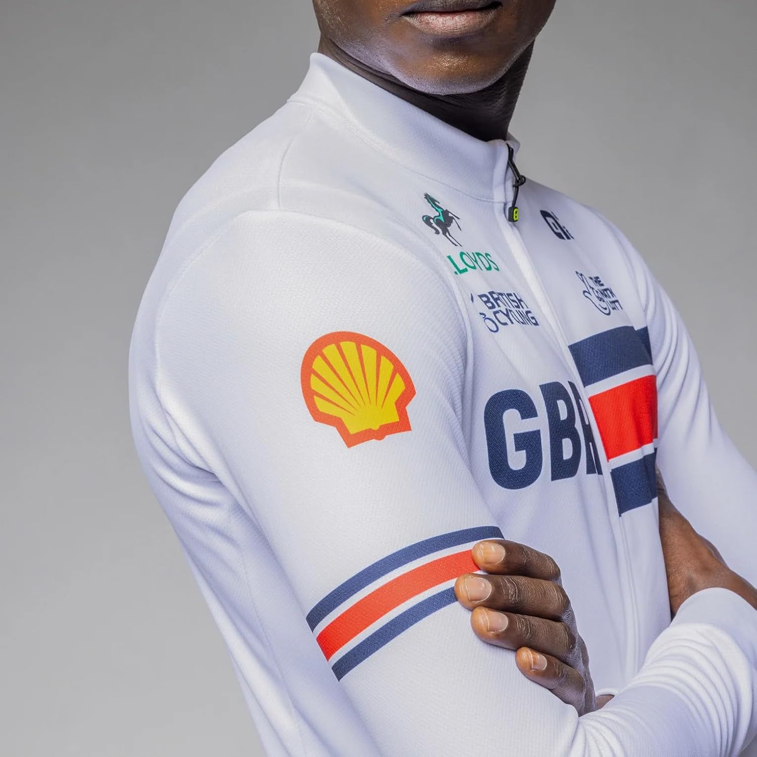 ALE' Men's British Cycling Official Prime Long Sleeve Cycling Jersey (Pack of 1)