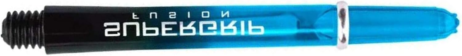 Harrows Supergrip Fusion Shafts (Black/Aqua, Short)