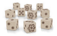Free League Vaesen: Dice Set - 10 Six-Sided Engraved Dice for Nordic Horror Tabletop Roleplaying Game
