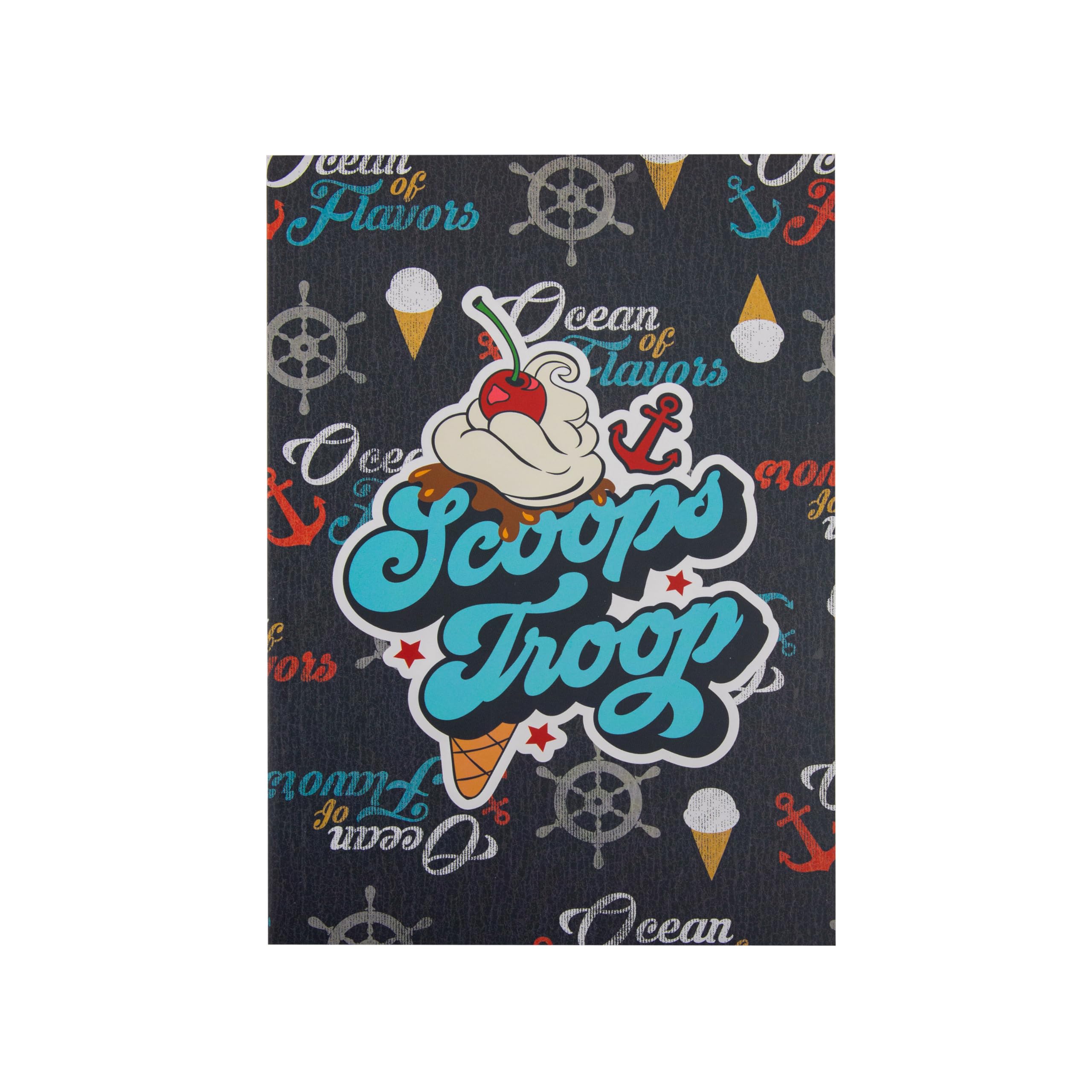 Cinereplicas Stranger Things – Scoops Ahoy Softcover Notebook 120 Pages 14.5 x 21 cm – Official Licence