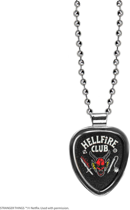 Cinereplicas Stranger Things - Eddie Munson Interchangeable Necklace - Official Licensed Product - Standard - Stainless Steel - Cubic Zirconia, Stainless Steel - Cubic Zirconia, Estándar, Stainless