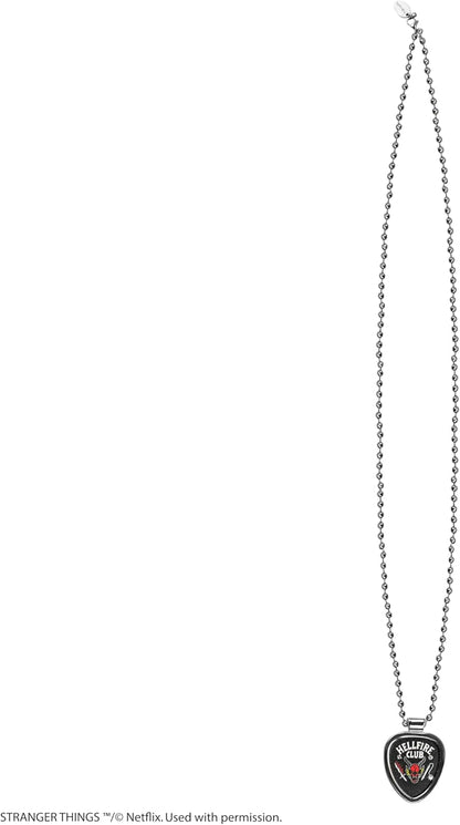 Cinereplicas Stranger Things - Eddie Munson Interchangeable Necklace - Official Licensed Product - Standard - Stainless Steel - Cubic Zirconia, Stainless Steel - Cubic Zirconia, Estándar, Stainless
