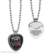 Cinereplicas Stranger Things - Eddie Munson Interchangeable Necklace - Official Licensed Product - Standard - Stainless Steel - Cubic Zirconia, Stainless Steel - Cubic Zirconia, Estándar, Stainless
