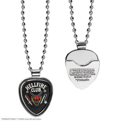 Cinereplicas Stranger Things - Eddie Munson Interchangeable Necklace - Official Licensed Product - Standard - Stainless Steel - Cubic Zirconia, Stainless Steel - Cubic Zirconia, Estándar, Stainless
