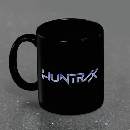 Pyramid International K-POP Demon Hunters (HUNTRIX Chibi) Black POD Mug 11oz / 315ml Coloured Inner Mug – Premium Ceramic Coffee Cup with Vibrant Inner Accent