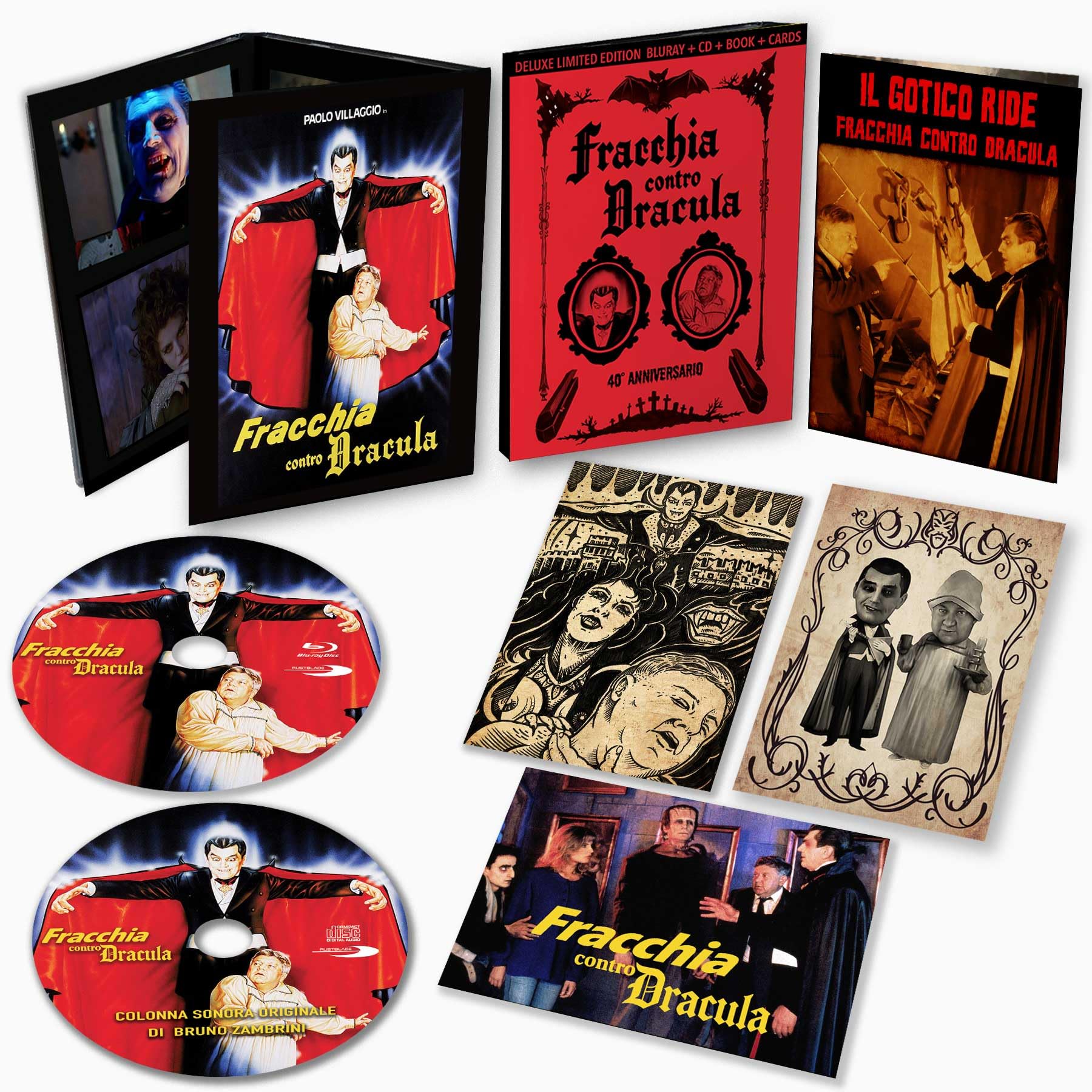 Fracchia Contro Dracula (40Th Anniversary Edition) (Deluxe Edition) (Blu-Ray + Cd + Comic Book