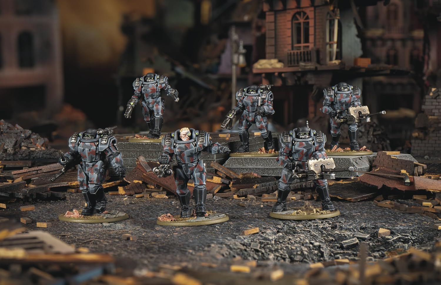 Warlord Games Stahltruppen Heavy Infantry - Axis Miniatures for Konflikt 47 Highly Detailed 28mm Scale Miniatures
