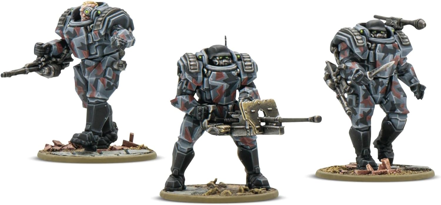 Warlord Games Stahltruppen Heavy Infantry - Axis Miniatures for Konflikt 47 Highly Detailed 28mm Scale Miniatures