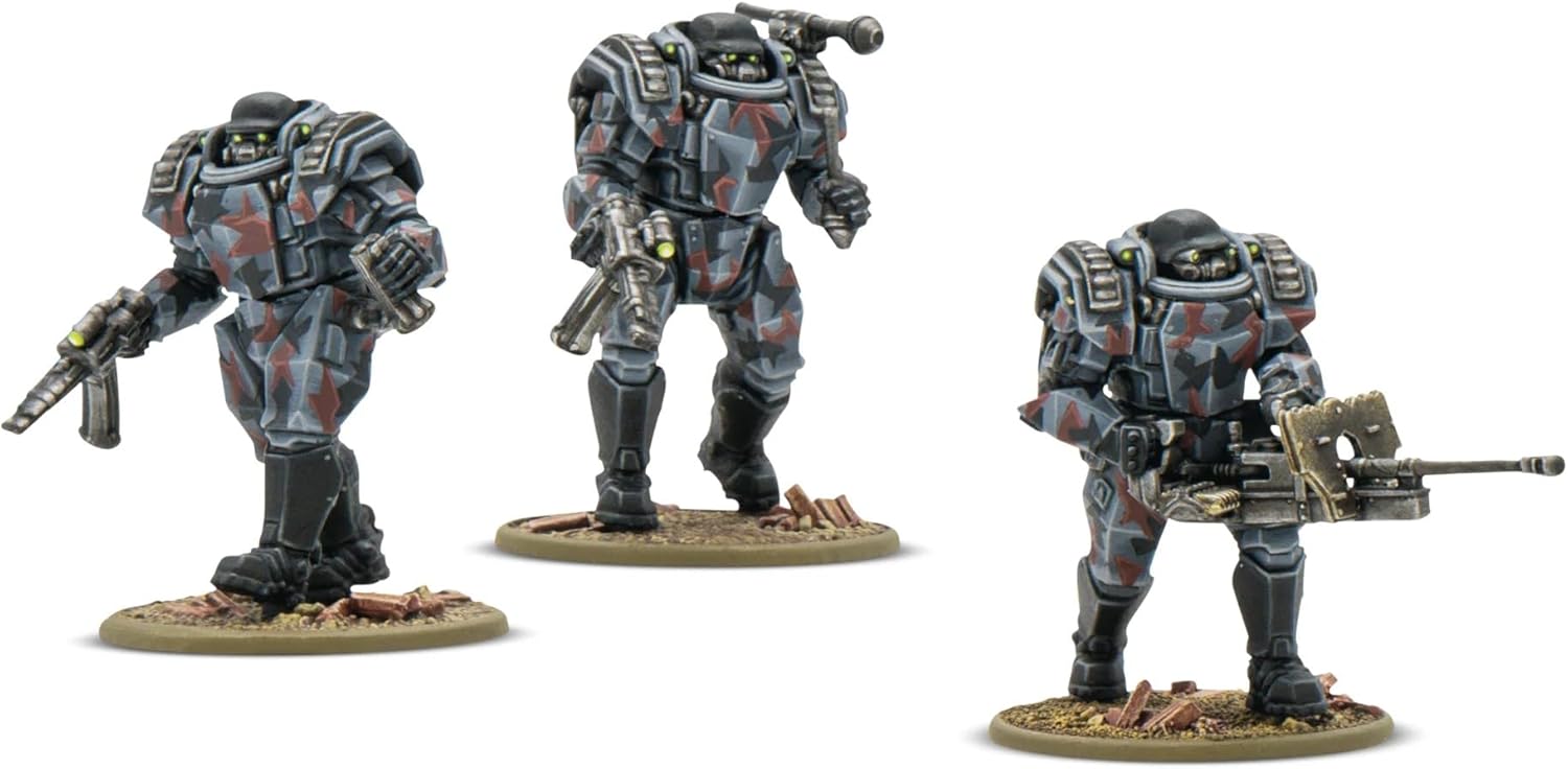 Warlord Games Stahltruppen Heavy Infantry - Axis Miniatures for Konflikt 47 Highly Detailed 28mm Scale Miniatures