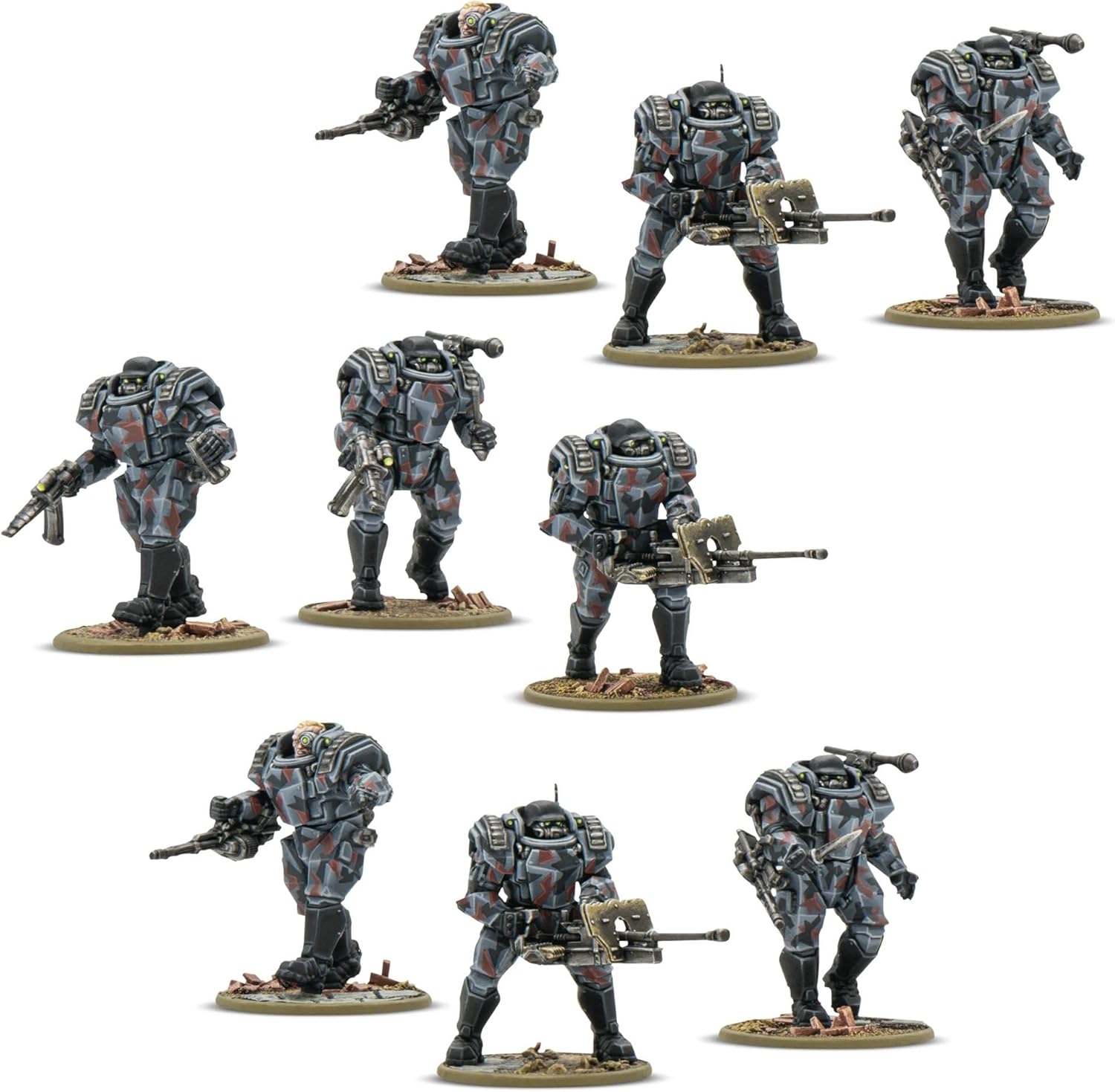 Warlord Games Stahltruppen Heavy Infantry - Axis Miniatures for Konflikt 47 Highly Detailed 28mm Scale Miniatures