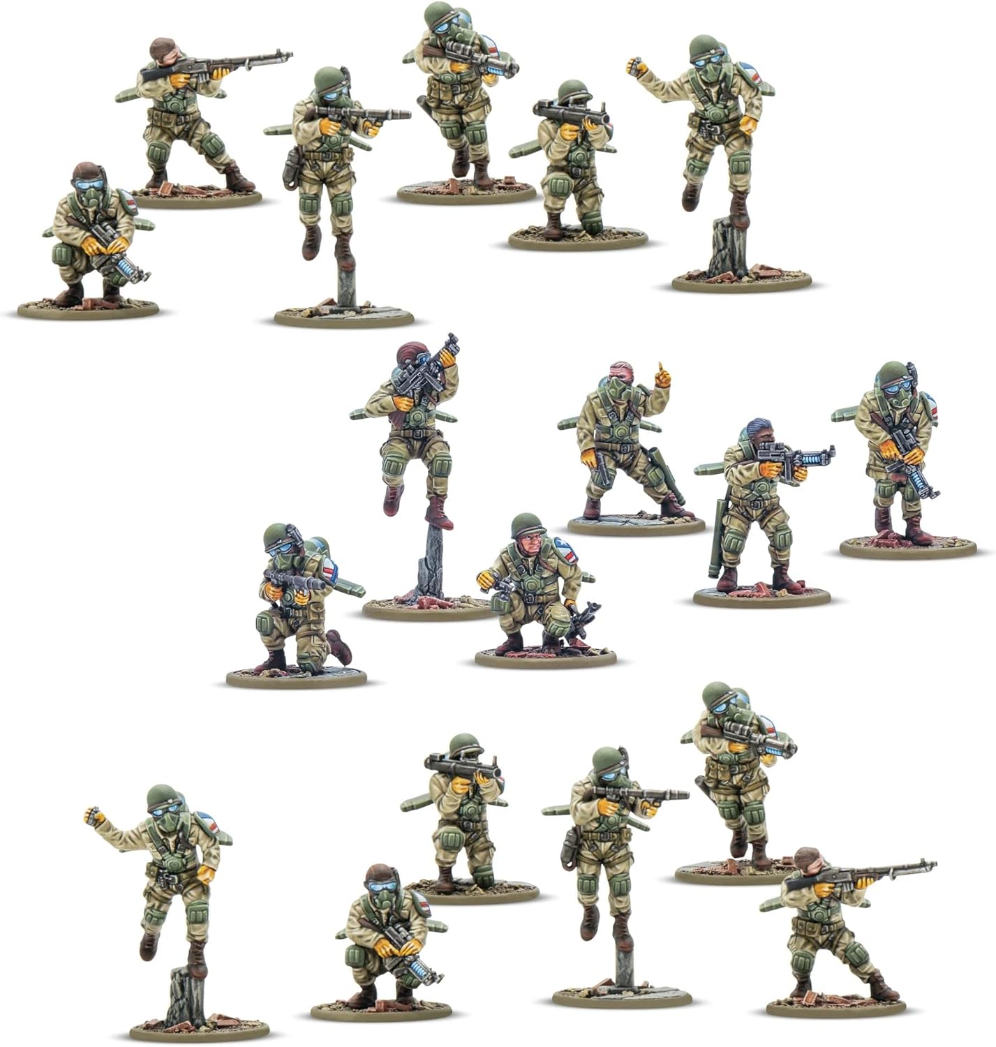 Warlord Games Firefly Airborne Infantry - United States Miniatures for Konflikt 47 Highly Detailed 28mm Scale Miniatures