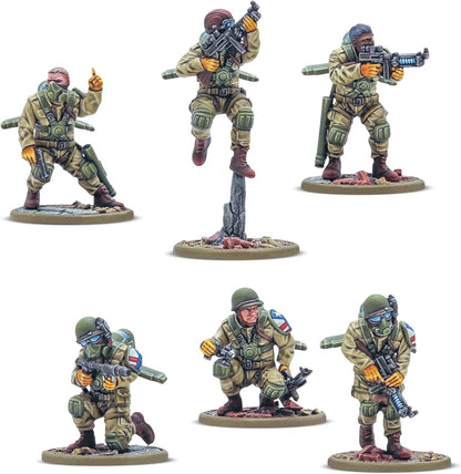 Warlord Games Firefly Airborne Infantry - United States Miniatures for Konflikt 47 Highly Detailed 28mm Scale Miniatures