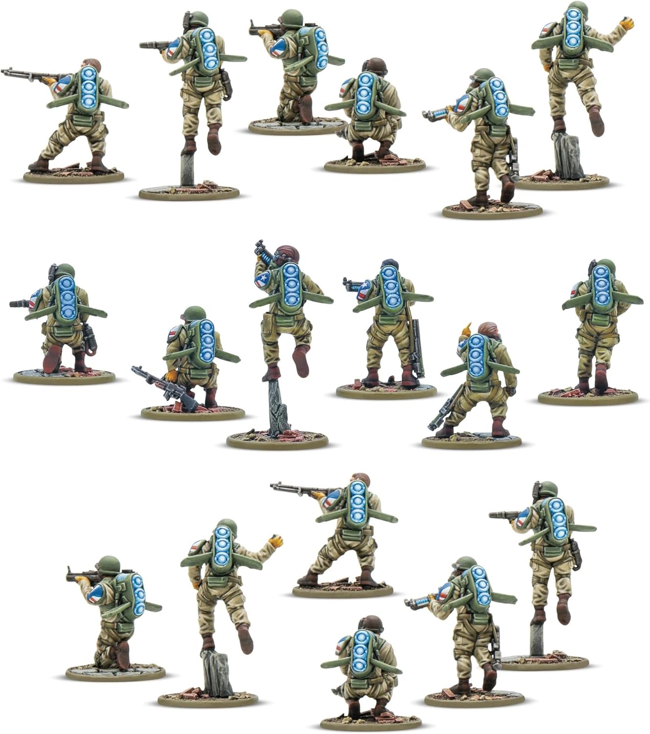 Warlord Games Firefly Airborne Infantry - United States Miniatures for Konflikt 47 Highly Detailed 28mm Scale Miniatures