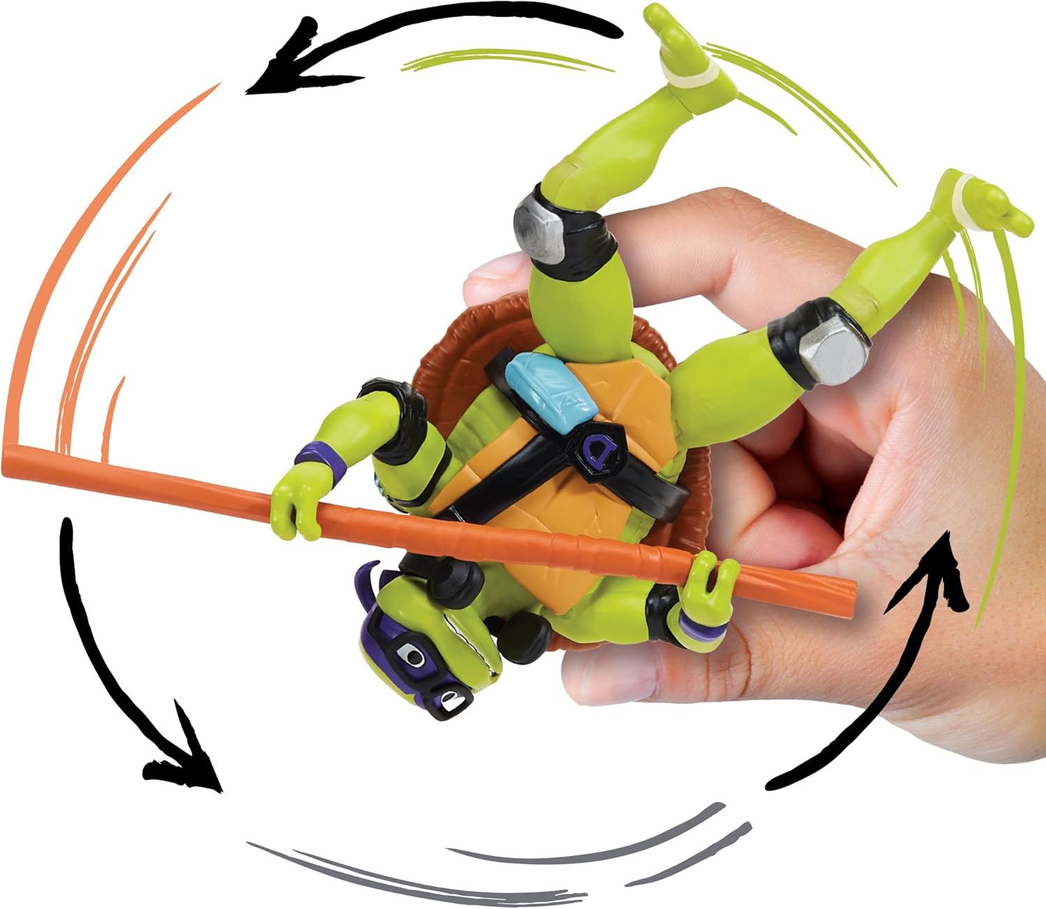 Teenage Mutant Turtles Ninja Shell Spin Donatello, Figurine
