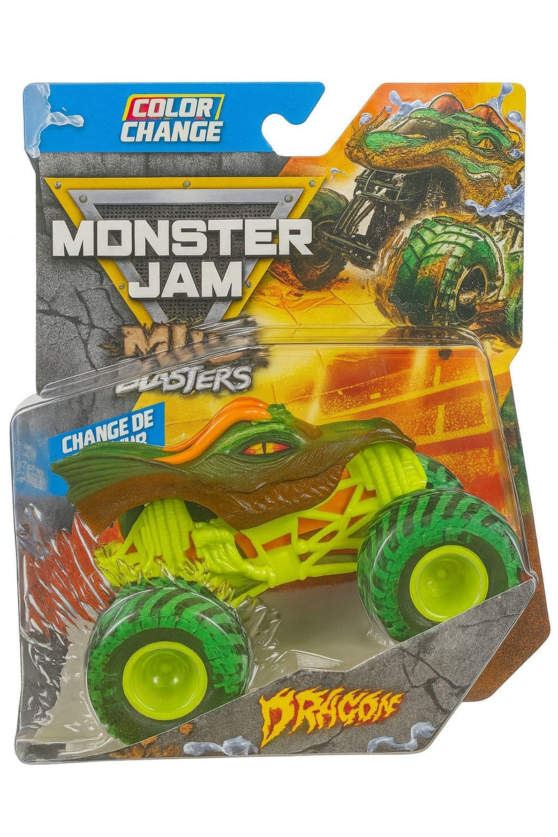 Monster Jam Dragon Color Change Monster Truck – 1:64 Scale, Mud Blasters Series 02