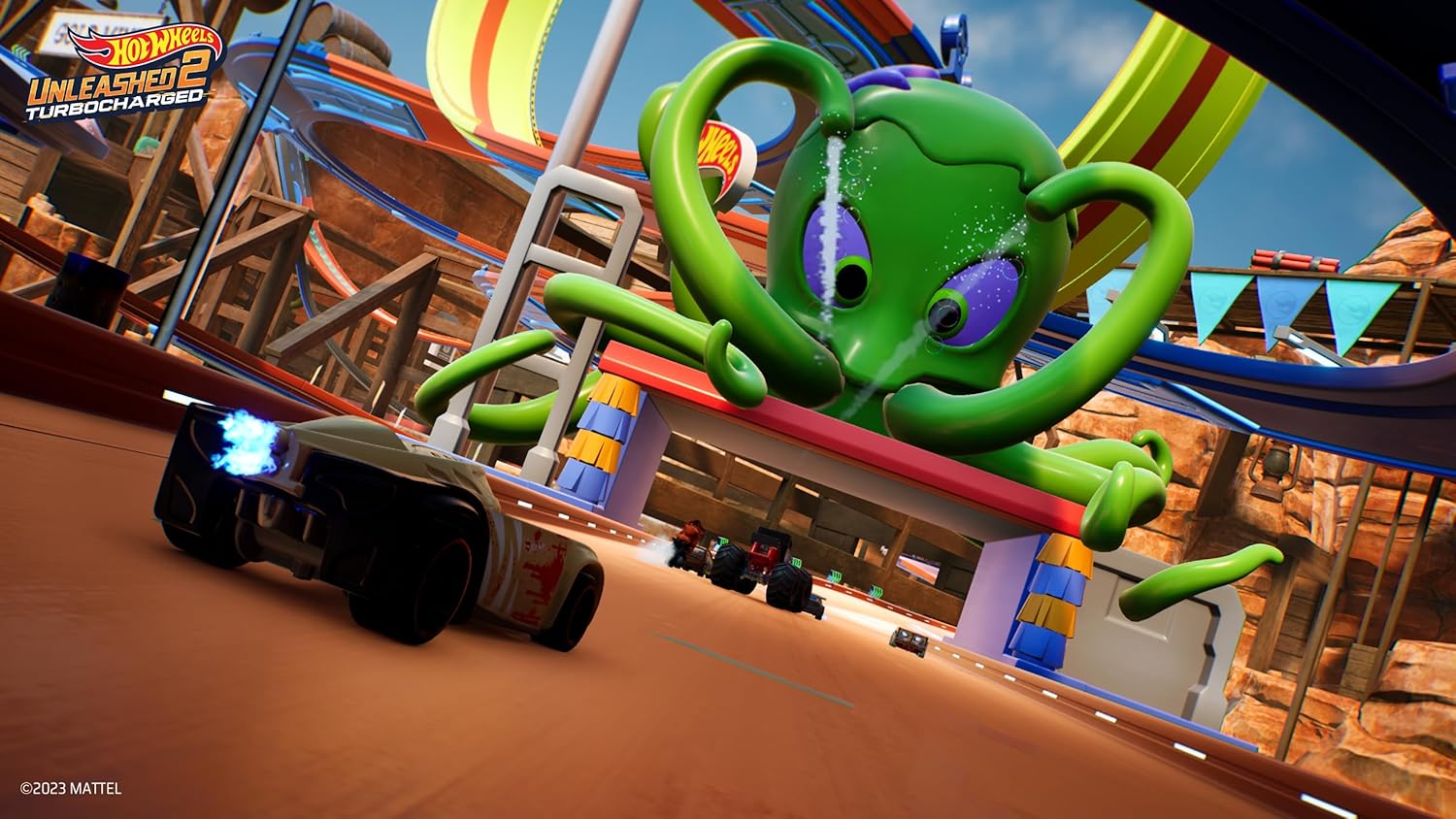Milestone Videospel voor Switch Hot Wheels Unleashed 2: Turbocharged - Pure Fire Edition (FR
