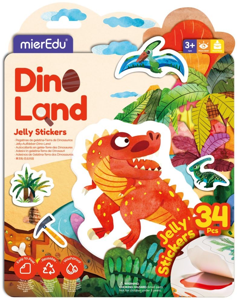 Mieredu Space Sticker Set - Creative Jelly Stickers for Children