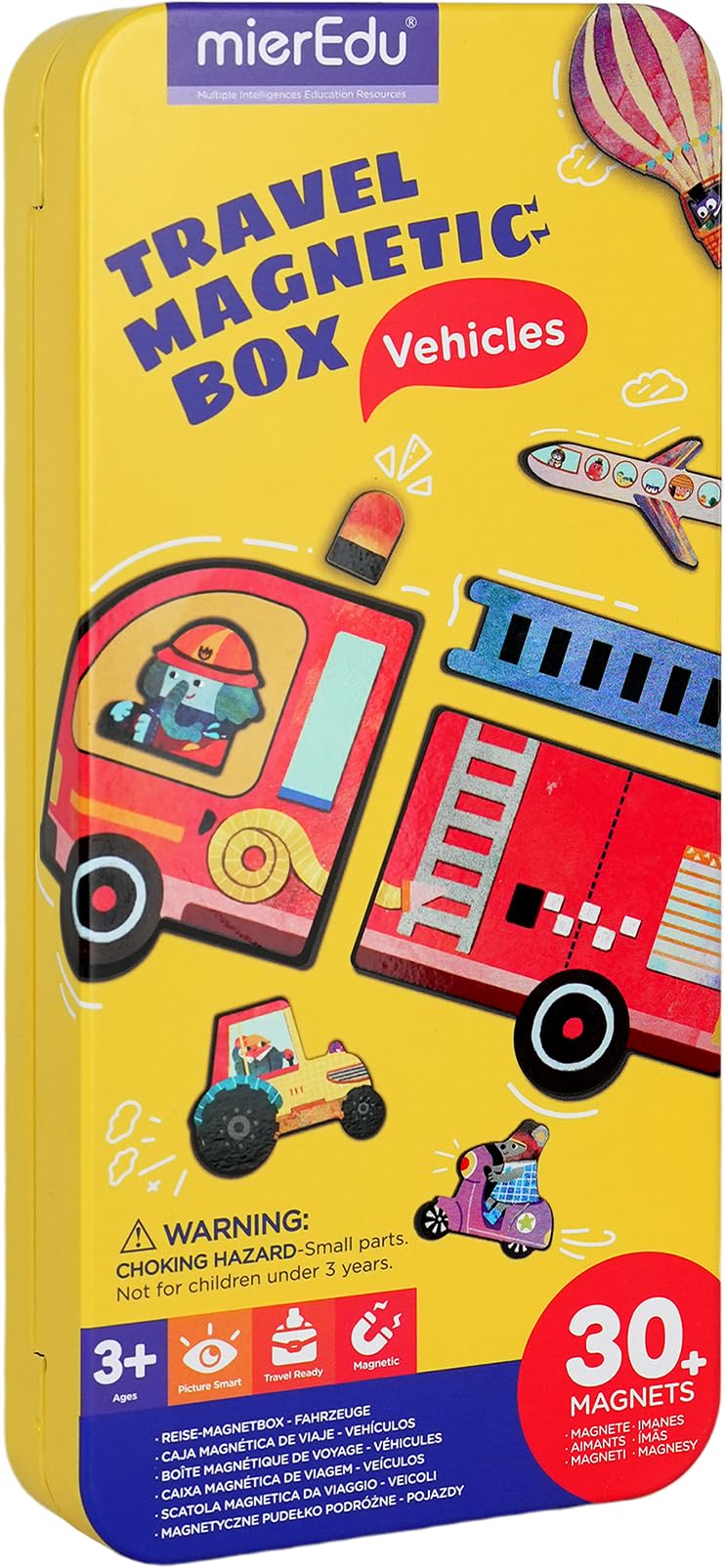 mierEdu - Magnetic Travel Box - Vehicles
