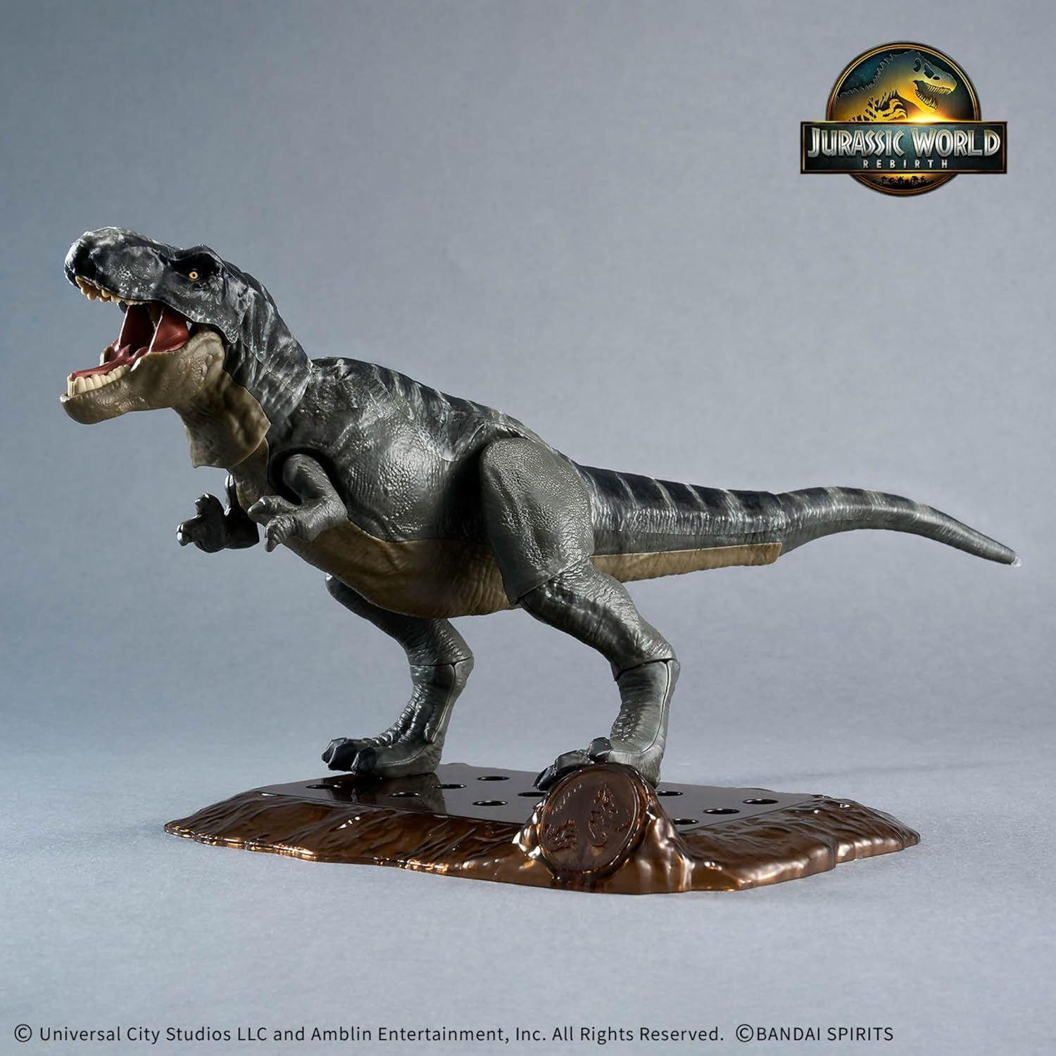 Bandai Hobby | Plannosaurus Jurassic World T. Rex Model Kit | Official Bandai Dinosaur Figure | Easy Snap‑Fit Assembly, No Glue or Paint Required