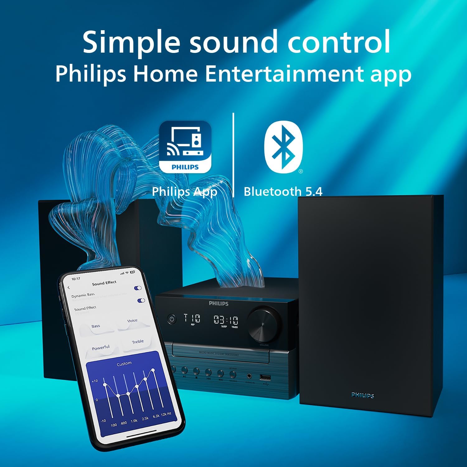 Philips Mini System Tam3505M2 Black