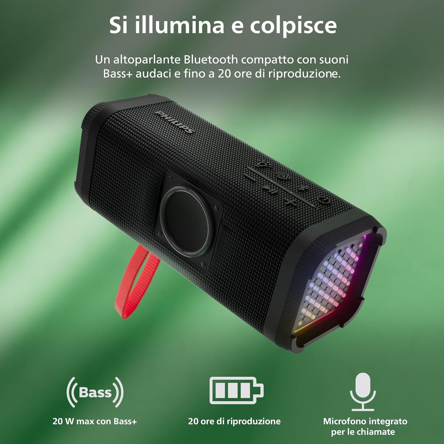 Philips Tas2000B Bluetooth Wireless Speaker