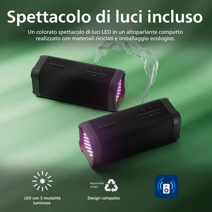 Philips Tas2000B Bluetooth Wireless Speaker