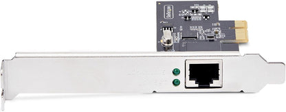 StarTech.com 1-Port 2.5Gbps PCIe Network Card, Computer Network Card, Intel I225-V, Multi-Gigabit Ethernet Interface Card