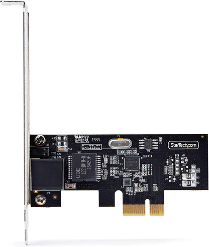StarTech.com 1-Port 2.5Gbps PCIe Network Card, Computer Network Card, Intel I225-V, Multi-Gigabit Ethernet Interface Card