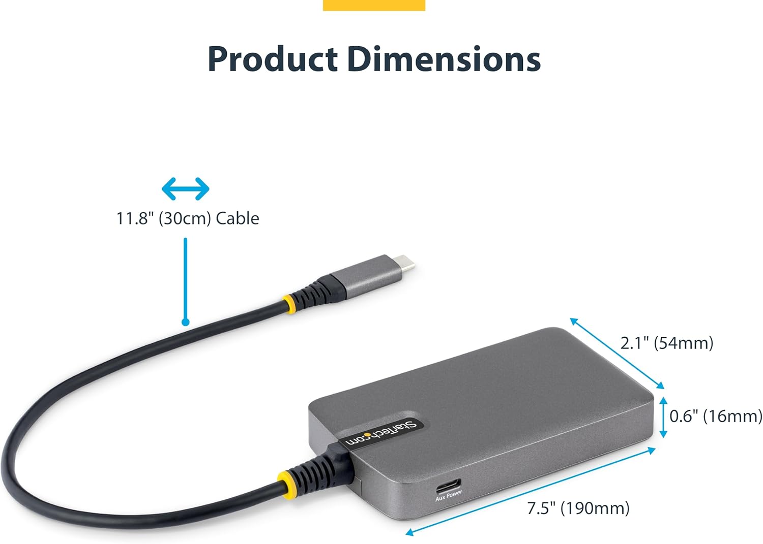 Startech.Com - Hub - 4 X Usb 3.2 Gen 1 + 1 X Usb-C + 1 X Usb-C 3.2 Gen 1 - Desktop