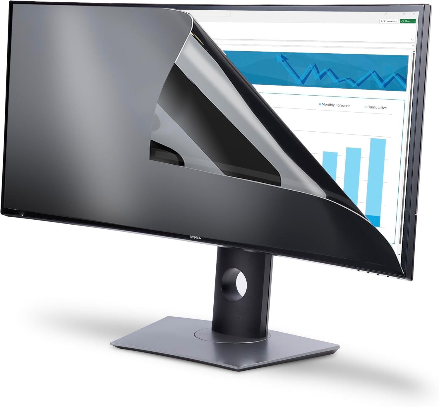 Startech.Com - Display Privacy Filter - 2-Way - Removable - Plug-In/Adhesive - 38`` (Ultra-Wide) - Black - Taa Compliant
