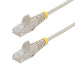 StarTech.com 5m Gray Slim CAT6 Ethernet Cable, Snagless RJ45, LSZH, 28AWG Pure Bare Copper, Slim Network Patch Cable/Cord
