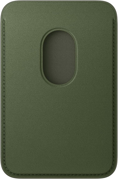 Apple - Wallet For Mobile Phone / Credit Card - Magsafe Compatibility - Microtwill, Finewoven - Moss