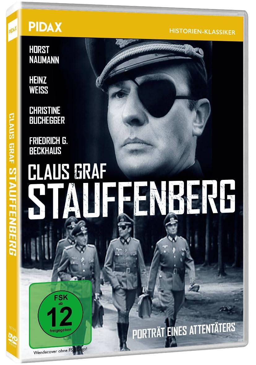 Claus Graf Stauffenberg - Porträt eines Attentäters / Eindrucksvolles Porträt des Hitler-Attentäters mit Starbesetzung (Pidax Historien-Klassiker