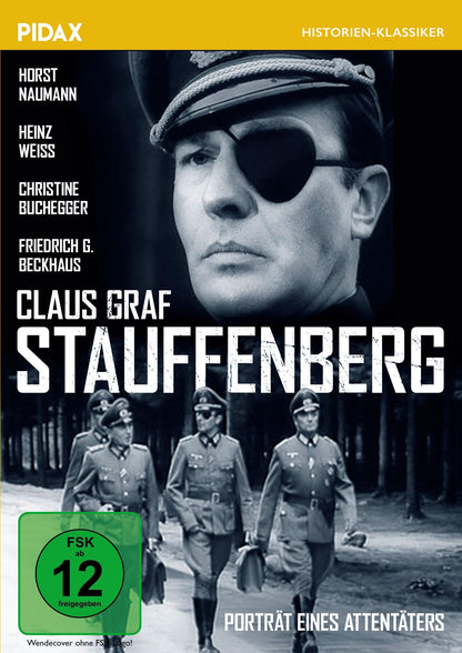 Claus Graf Stauffenberg - Porträt eines Attentäters / Eindrucksvolles Porträt des Hitler-Attentäters mit Starbesetzung (Pidax Historien-Klassiker